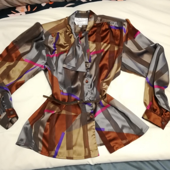 VTG secretary's blouse - Picture 7 of 8